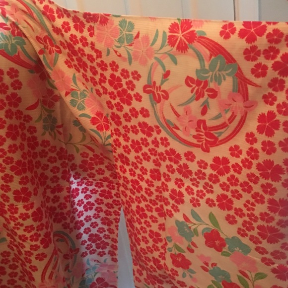 Vintage Japanese Silk Ladies Nagajuban / Kimono OS - Picture 5 of 6